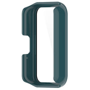 For Samsung Galaxy Fit 3 SM-R390 PC + Tempered Glass Film Integrated Watch Protective Case(Pine Green)