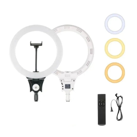 JMARY FM-12R Photography LED Fill Light 12-inch Video Recording Ring Light(EU Plug) - free shipping - PMC Jewellery - Order now!