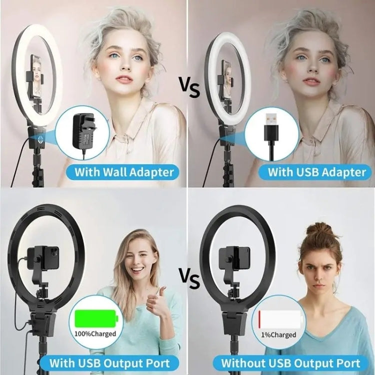 JMARY FM-12R Photography LED Fill Light 12-inch Video Recording Ring Light(US Plug) - free shipping - PMC Jewellery - Order now!