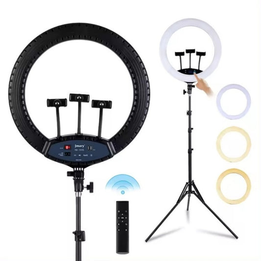 JMARY FM-19RS Photography LED Ring Fill Light 19-inch Touch Control Beauty Light(US Plug) - free shipping - PMC Jewellery - Order now!