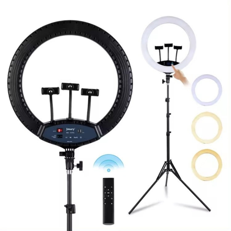 JMARY FM-19RS Photography LED Ring Fill Light 19-inch Touch Control Beauty Light(EU Plug) - free shipping - PMC Jewellery - Order now!