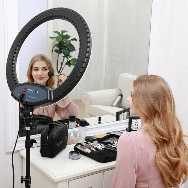 JMARY FM-19RS Photography LED Ring Fill Light 19-inch Touch Control Beauty Light(EU Plug) - free shipping - PMC Jewellery - Order now!