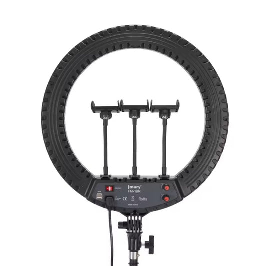 JMARY FM-18R LED Beauty Ring Light 18-inch Photography Live Streaming Fill Light(EU Plug) - free shipping - PMC Jewellery - Order now!