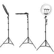 JMARY FM-18R LED Beauty Ring Light 18-inch Photography Live Streaming Fill Light(EU Plug)