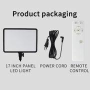 JMARY FM-17RS With Remote 17-inch Touch Control Dimmable LED Panel Light(EU Plug)