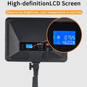 JMARY FM-17RS With Remote 17-inch Touch Control Dimmable LED Panel Light(EU Plug)