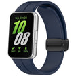 For Samsung Galaxy Fit 3 SM-R390 Magnetic Folding Buckle Silicone Watch Band(Midnight Blue) - Watch Bands by PMC TechLife | Online Shopping South Africa | PMC TechLife