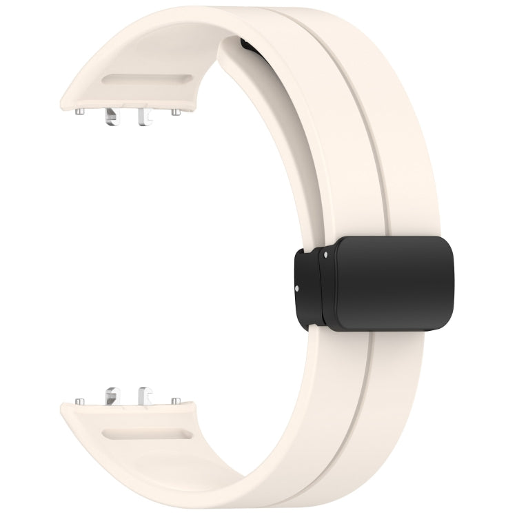 For Samsung Galaxy Fit 3 SM-R390 Magnetic Folding Buckle Silicone Watch Band(Starlight) - Watch Bands by PMC TechLife | Online Shopping South Africa | PMC TechLife