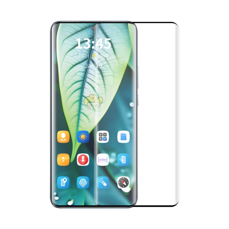 For vivo Y78+ / V27 ENKAY Easy Install Hot Bending Full Coverage Side Glue Tempered Glass Film - vivo Tempered Glass by ENKAY | Online Shopping South Africa | PMC TechLife | Buy Now Pay Later Mobicred