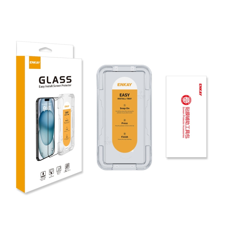 For OPPO Find X7 ENKAY Easy Install Hot Bending Full Coverage Side Glue Tempered Glass Film