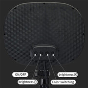 JMARY FM-58R Live Streaming Photography Fill Light 180-Degree Rotatable 9-inch LED Light