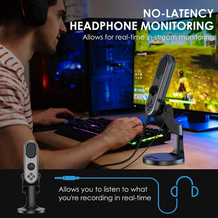 JMARY MC-PW7 USB Desktop Cardioid Noise Reduction Microphone - Microphone by Jmary | Online Shopping South Africa | PMC TechLife | Buy Now Pay Later Mobicred