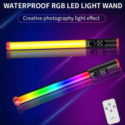 JMARY FM-128RGB Handheld LED Fill Light Outdoor Photography Light Waterproof RGB Light Stick - free shipping - PMC Jewellery - Order now!
