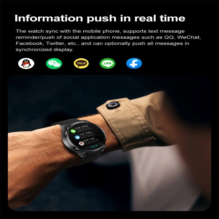 S9 1.53 inch Color Screen Smart Watch, Support Bluetooth Call / Heart Rate / Blood Pressure / Blood Oxygen Monitoring(Black)