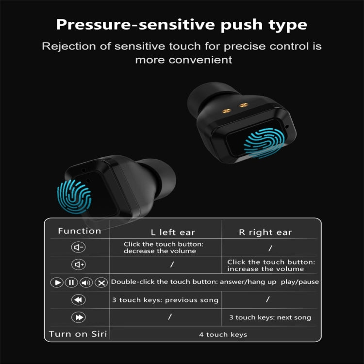 S9 1.53 inch Color Screen Smart Watch, Support Bluetooth Call / Heart Rate / Blood Pressure / Blood Oxygen Monitoring(Black)