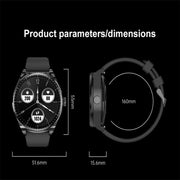 S9 1.53 inch Color Screen Smart Watch, Support Bluetooth Call / Heart Rate / Blood Pressure / Blood Oxygen Monitoring(Black)