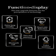 X16pro 1.53 inch Color Screen Smart Watch, Support Bluetooth Call / Heart Rate / Blood Pressure / Blood Oxygen Monitoring(Black)