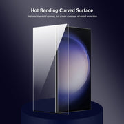 For Samsung Galaxy S23 Ultra 5G ENKAY Easy Install Hot Bending Side Glue Tempered Glass Film