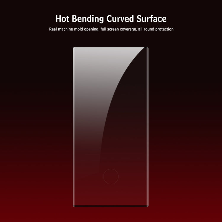 For Samsung Galaxy S23 Ultra 5G ENKAY Easy Install Hot Bending Side Glue Tempered Glass Film