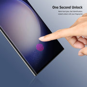 For Samsung Galaxy S23 Ultra 5G ENKAY Easy Install Hot Bending Side Glue Tempered Glass Film