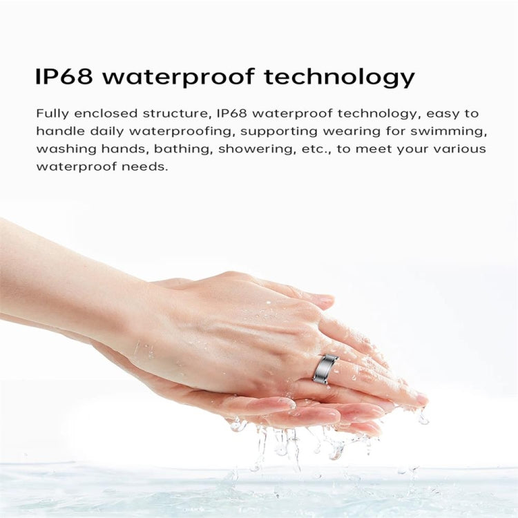 R3 SIZE 20 Smart Ring, Support Heart Rate / Blood Oxygen / Sleep Monitoring(White) - free shipping - PMC Jewellery - Order now!