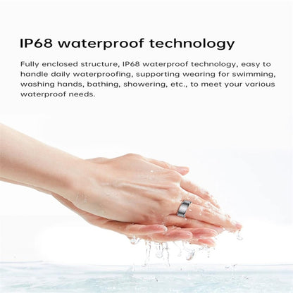 R3 SIZE 20 Smart Ring, Support Heart Rate / Blood Oxygen / Sleep Monitoring(White) - free shipping - PMC Jewellery - Order now!