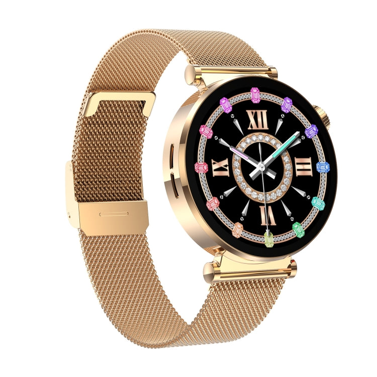 ET490 1.27 inch Color Screen Smart Watch Steel Strap, Support Bluetooth Call / ECG(Gold) - Smart Watches by PMC TechLife | Online Shopping South Africa | PMC TechLife