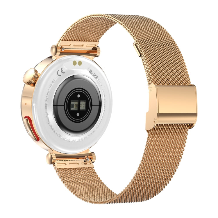 ET490 1.27 inch Color Screen Smart Watch Steel Strap, Support Bluetooth Call / ECG(Gold) - Smart Watches by PMC TechLife | Online Shopping South Africa | PMC TechLife