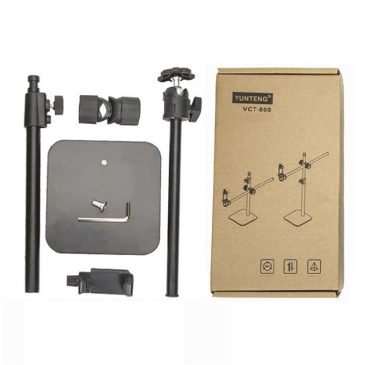 YUNTENG VCT-808 Table Phone Clip Holder Microphone DSLR Camera Desktop Mount Stand -  by YUNTENG | Online Shopping South Africa | PMC TechLife | Buy Now Pay Later Mobicred