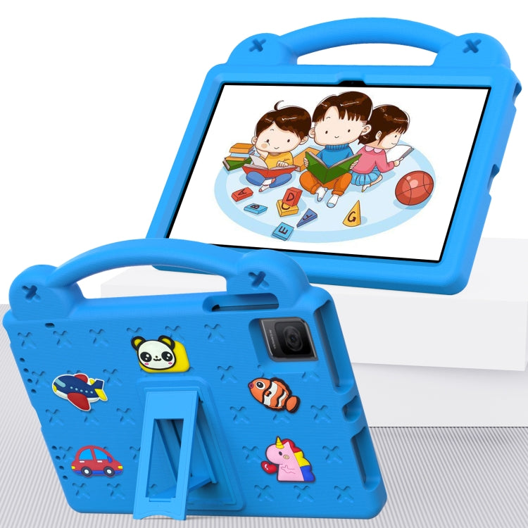 For T-Iobile REVVL Tab 10.36 2023 Handle Kickstand Children EVA Shockproof Tablet Case(Sky Blue)