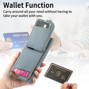 For Samsung Galaxy S24 Ultra 5G Litchi Leather Oil Edge Ring Zipper Wallet Back Phone Case(Blue)