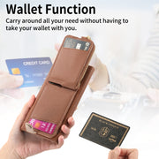 For Samsung Galaxy S24 Ultra 5G Litchi Leather Oil Edge Ring Zipper Wallet Back Phone Case(Brown)
