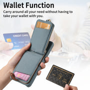 For Samsung Galaxy S24+ 5G Litchi Leather Oil Edge Ring Zipper Wallet Back Phone Case(Blue)