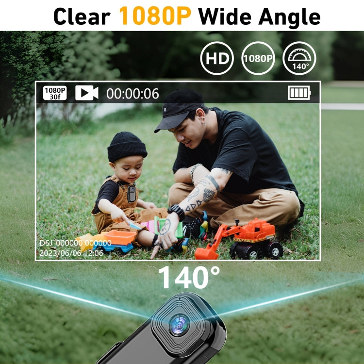 L11 Action Cam Sport DV Video Recording Pocket Camera 0.96 inch 1080P Mini Camera(Black) - Video Cameras by PMC TechLife | Online Shopping South Africa | PMC TechLife | Buy Now Pay Later Mobicred