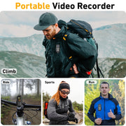 L11 Action Cam Sport DV Video Recording Pocket Camera 0.96 inch 1080P Mini Camera(White)