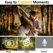 L11 Action Cam Sport DV Video Recording Pocket Camera 0.96 inch 1080P Mini Camera(Black)