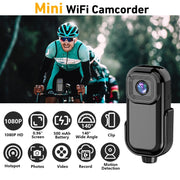 L11 Action Cam Sport DV Video Recording Pocket Camera 0.96 inch 1080P Mini Camera(White)