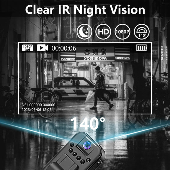 L7 WiFi 1080P HD Night Vision Camera Outdoor Sports Conference Video Recording Camera