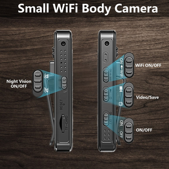 L7 WiFi 1080P HD Night Vision Camera Outdoor Sports Conference Video Recording Camera