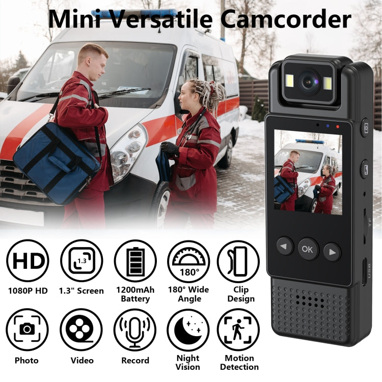 L12WIFI 180 Degrees Rotation Night Vision Camera Outdoor Sports Conference Video Recording Camera - Video Cameras by PMC TechLife | Online Shopping South Africa | PMC TechLife | Buy Now Pay Later Mobicred