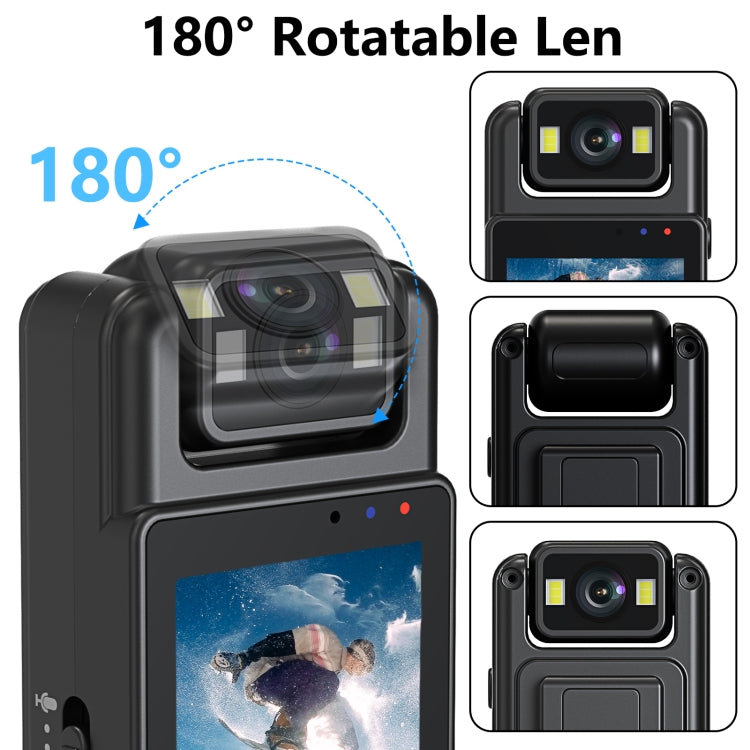 L12WIFI 180 Degrees Rotation Night Vision Camera Outdoor Sports Conference Video Recording Camera - Video Cameras by PMC TechLife | Online Shopping South Africa | PMC TechLife | Buy Now Pay Later Mobicred