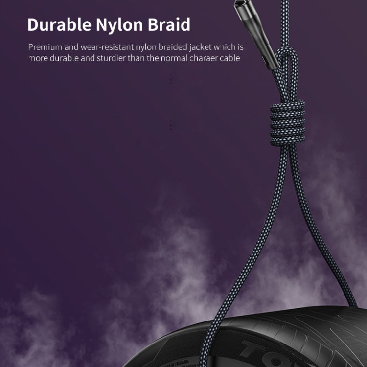 ENKAY 6-in-1 5A USB + Type-C to Type-C / 8 Pin / Micro USB Multifunction Fast Charging Cable, Cable Length:1.3m(Black)
