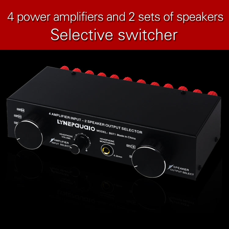 B071 4 Input 2 Output or 2 In 4 Out Power Amplifier Speaker Selector Switcher -  by PMC TechLife | Online Shopping South Africa | PMC TechLife | Buy Now Pay Later Mobicred
