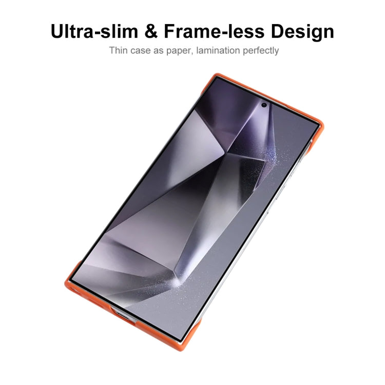 For Samsung Galaxy S24 Ultra 5G ENKAY Matte Frameless Hard PC Case(Dark Green)