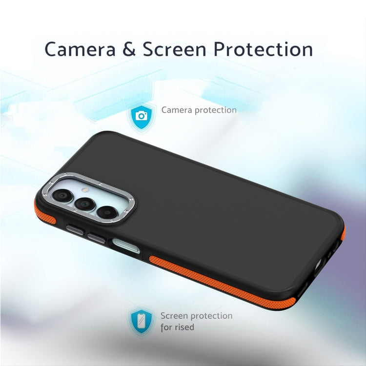 For Samsung Galaxy A35 5G Dual-Color Shockproof TPU Phone Case(Grey) - Galaxy Phone Cases by PMC TechLife | Online Shopping South Africa | PMC TechLife