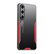 For Samsung Galaxy S24 5G Blade Series TPU Hybrid Metal Phone Case(Red) - Galaxy S24 5G Cases by PMC TechLife | Online Shopping South Africa | PMC TechLife