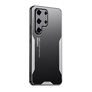 For Samsung Galaxy S24 Ultra 5G Blade Series TPU Hybrid Metal Phone Case(Silver)