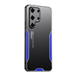 For Samsung Galaxy S24 Ultra 5G Blade Series TPU Hybrid Metal Phone Case(Blue) - Galaxy S24 Ultra 5G Cases by PMC TechLife | Online Shopping South Africa | PMC TechLife