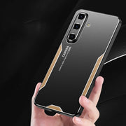 For Samsung Galaxy S25 5G Blade Series TPU Hybrid Metal Phone Case(Silver)