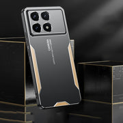 For Xiaomi Redmi K70 Pro Blade Series TPU Hybrid Metal Phone Case(Red)